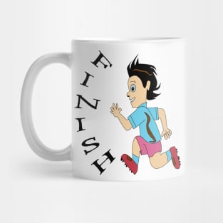 To the finish line Mug